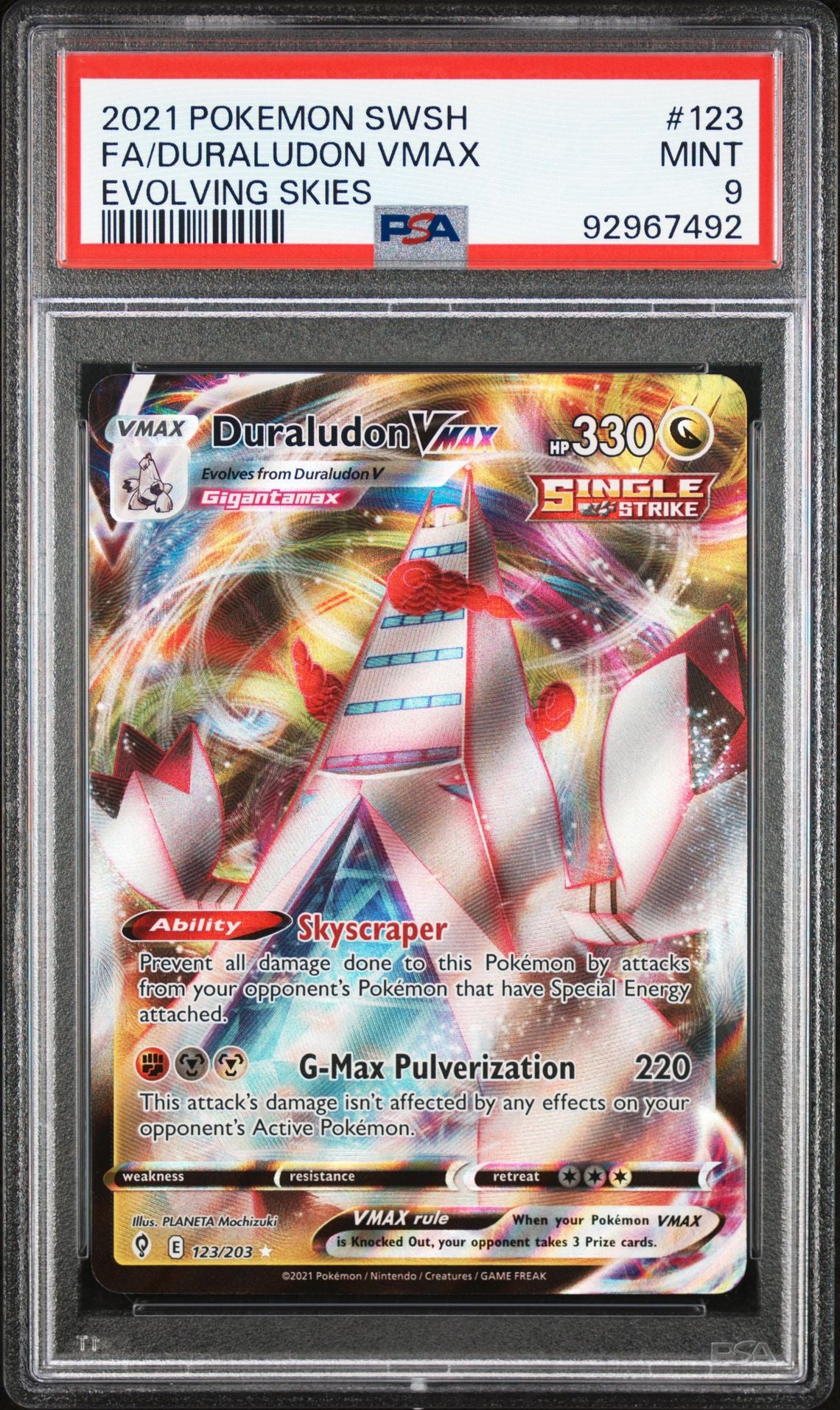 Psa 9 Duraludon vmax