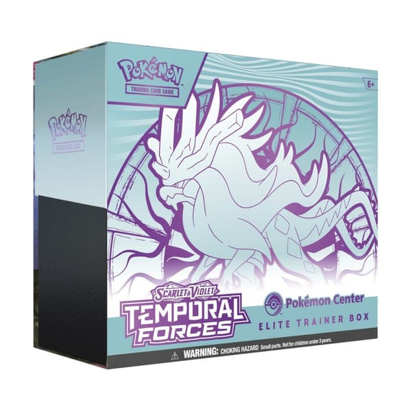 Pokemon Scarlet & Violet: Walking Wake Temporal Forces Pokemon Center Elite Trainer Box (ETB) (11 Pack)