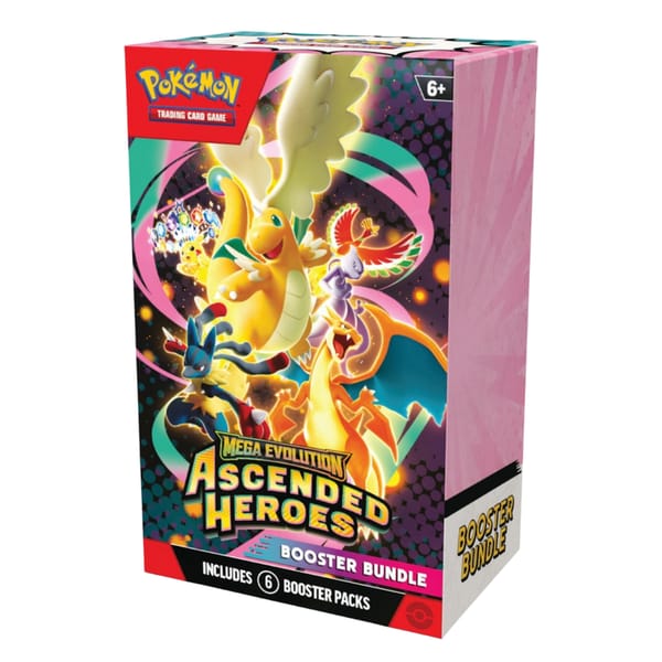 Pokemon Mega Evolution: Ascended Heroes Booster Bundle (6 Pack)