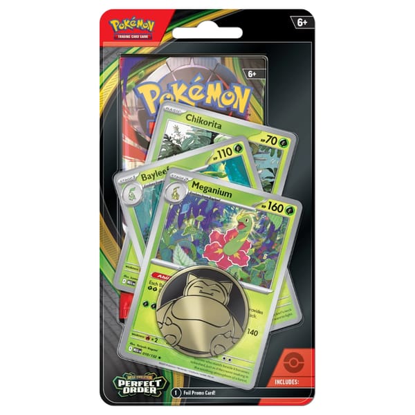 Pokémon Mega Evolution: Perfect Order Premium Checklane 1-Pack Blister (Meganium)