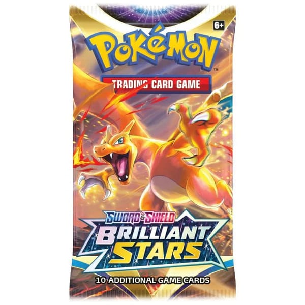 Pokémon Sword & Shield: Brilliant Stars Booster Pack (10 Cards)